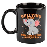 Elephant Anti Bullying Awareness Month 11oz C Handle Ceramic Mug
