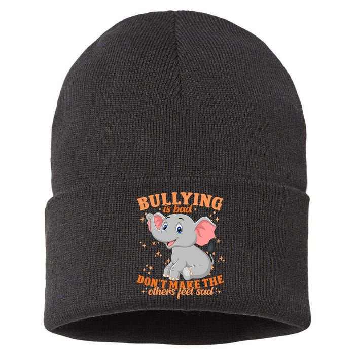 Elephant Anti Bullying Awareness Month Sustainable Knit Beanie