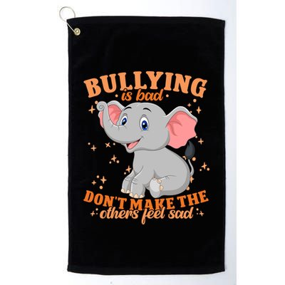 Elephant Anti Bullying Awareness Month Golf Towel