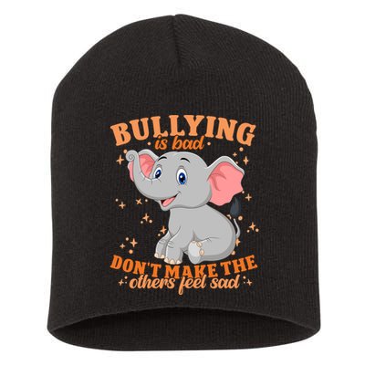 Elephant Anti Bullying Awareness Month Short Acrylic Beanie