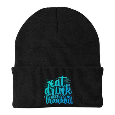 Eat And Be Thankful Funny Saying Gift Beanie