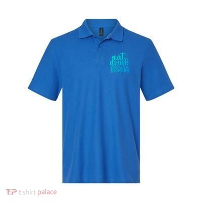 Eat And Be Thankful Funny Saying Gift Polo
