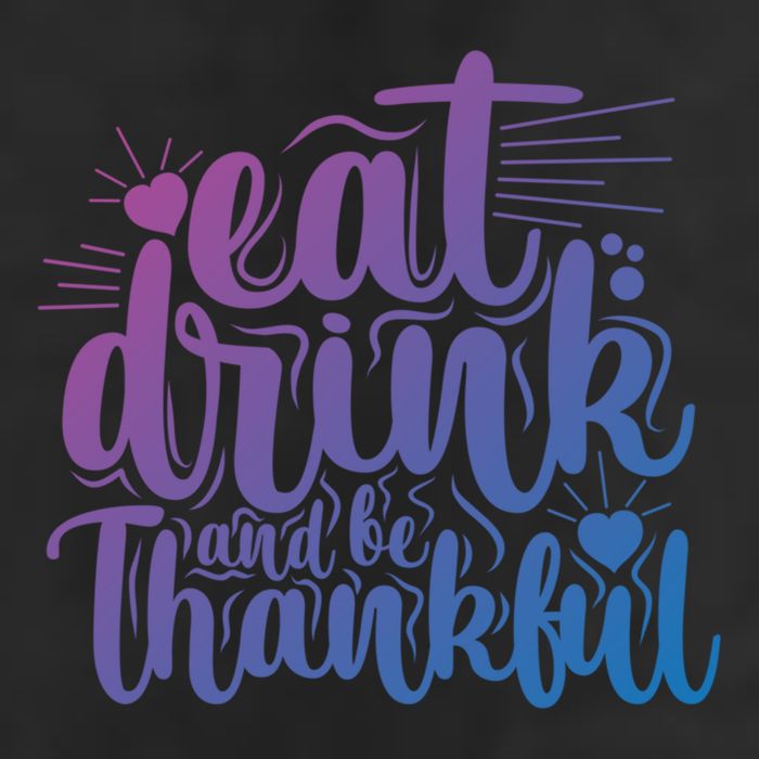 Eat And Be Thankful Funny Saying Gift 11oz C Handle Ceramic Mug