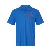 Eat And Be Thankful Funny Saying Gift Softstyle Adult Sport Polo