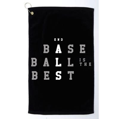 End ALS Baseball Is The Best Baseball Lover Baseball Team Golf Towel