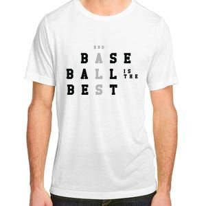 End Als Baseball Is The Best Baseball Lover Baseball Team Adult ChromaSoft Performance T-Shirt