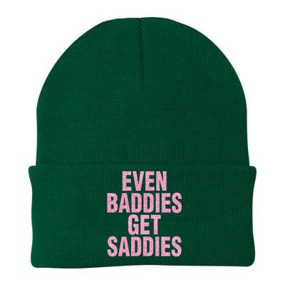 Even A Baddie Gets Saddies Knit Cap Winter Beanie