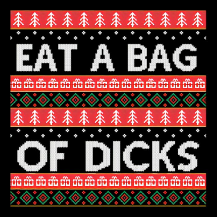 Eat A Bag Of Dicks Ugly Christmas1 Wool Snapback Cap