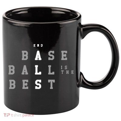 End ALS Baseball Is The Best Baseball Lover Baseball Team 11oz C Handle Ceramic Mug