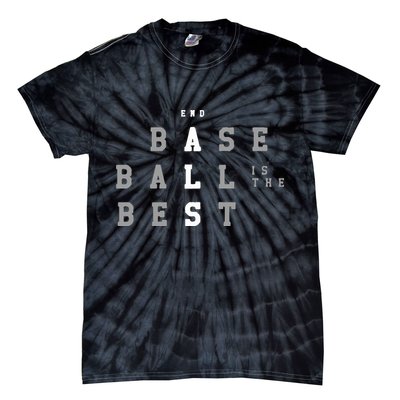 End ALS Baseball Is The Best Baseball Lover Baseball Team Tie-Dye T-Shirt