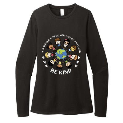 Earth Anti Bullying Unity Day Orange Womens CVC Long Sleeve Shirt