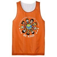 Earth Anti Bullying Unity Day Orange Mesh Reversible Basketball Jersey Tank