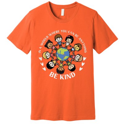 Earth Anti Bullying Unity Day Orange Premium T-Shirt