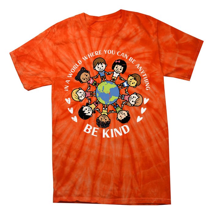 Earth Anti Bullying Unity Day Orange Tie-Dye T-Shirt