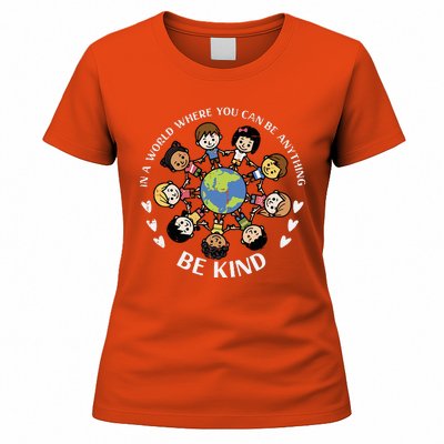 Earth Anti Bullying Unity Day Orange Women's T-Shirt