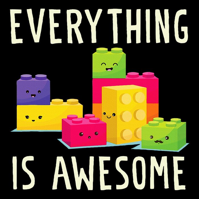 EverythingS Awesome Building Blocks Puzzle Baby Bodysuit