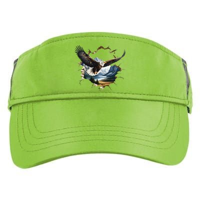 Elegant American Bald Eagle In Flight Photo Portrait Adult Drive Performance Visor