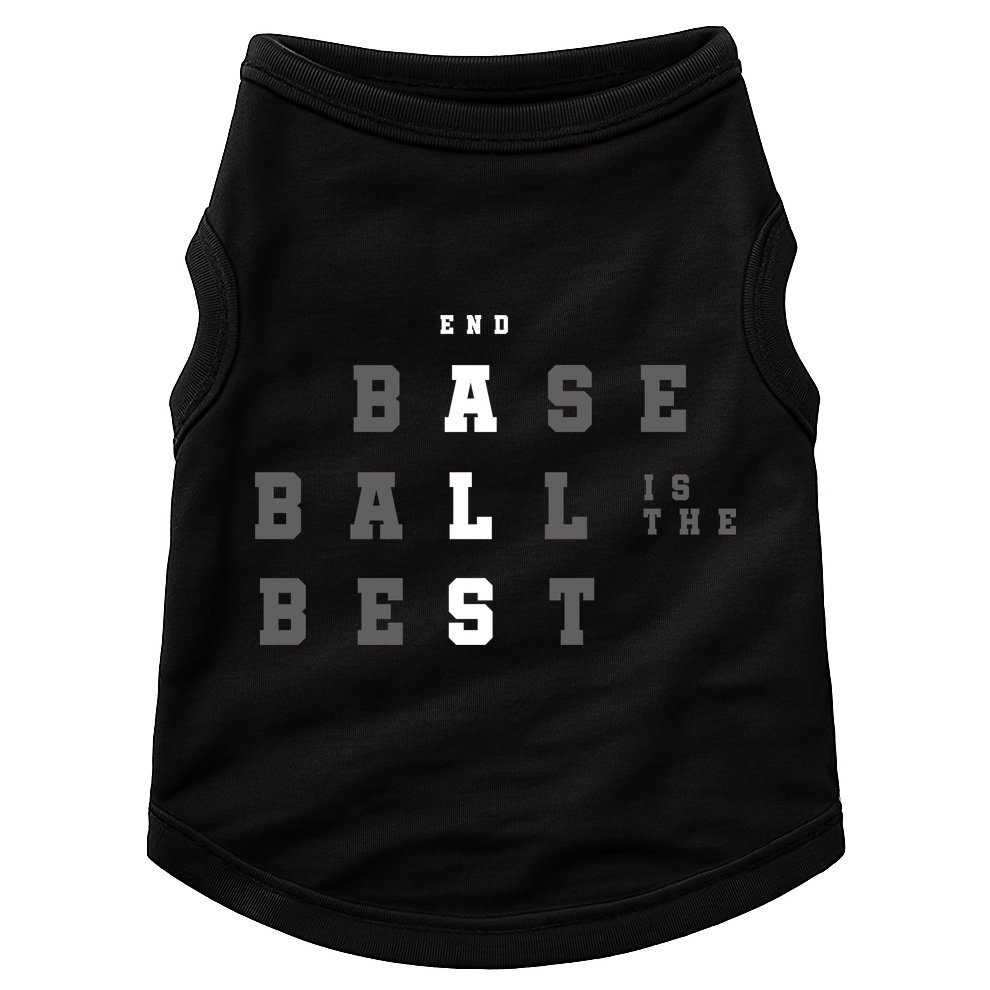 End ALS Baseball Is The Best Baseball Lover Baseball Team Doggie Tank
