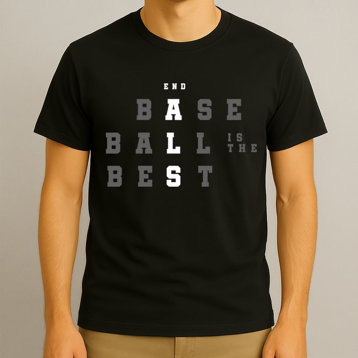 End ALS Baseball Is The Best Baseball Lover Baseball Team T-Shirt