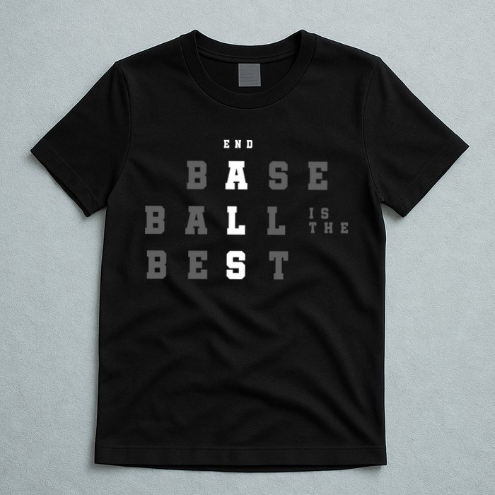 End ALS Baseball Is The Best Baseball Lover Baseball Team T-Shirt