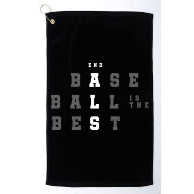 End ALS Baseball Is The Best Baseball Lover Baseball Team Golf Towel