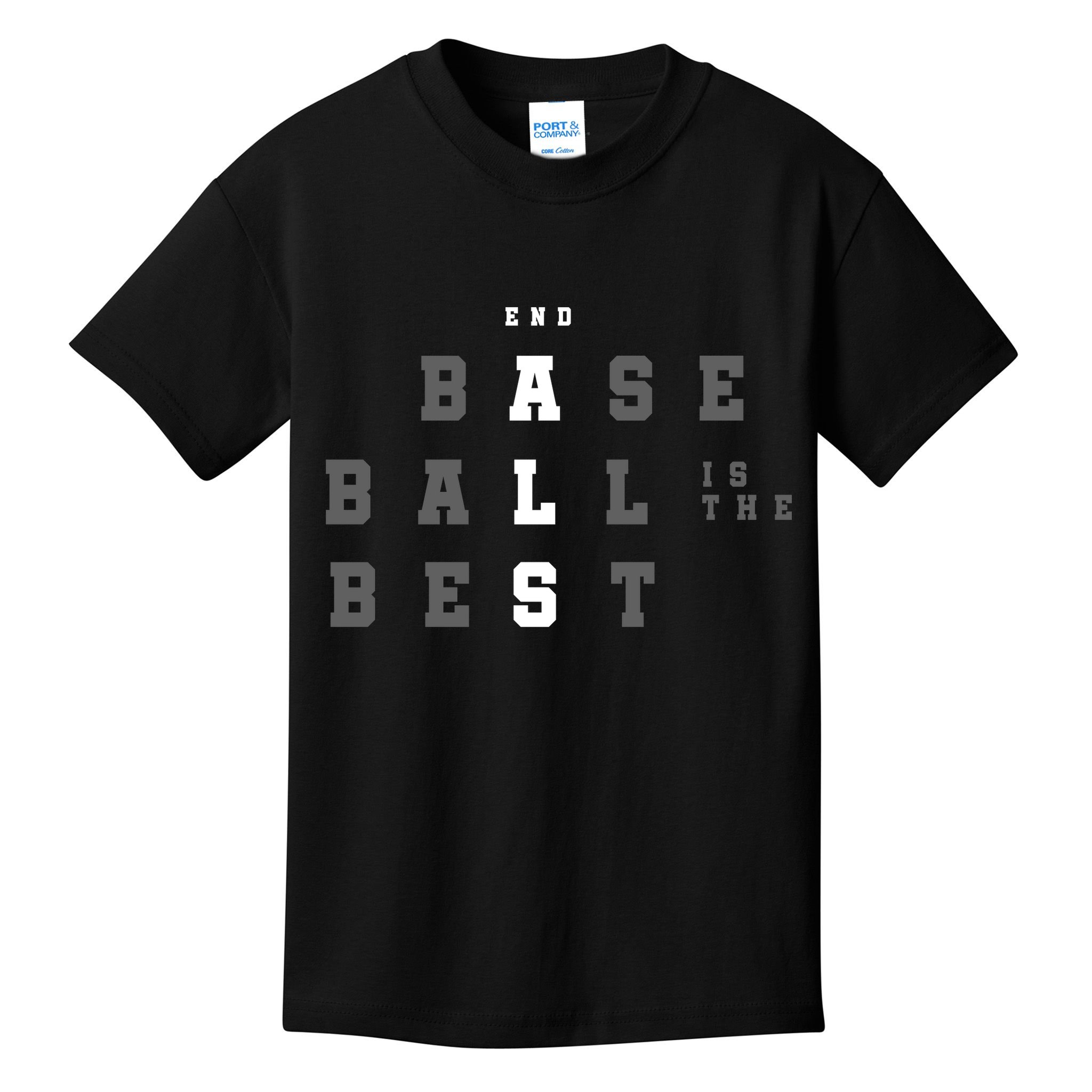 End ALS Baseball Is The Best Baseball Lover Baseball Team Kids T-Shirt