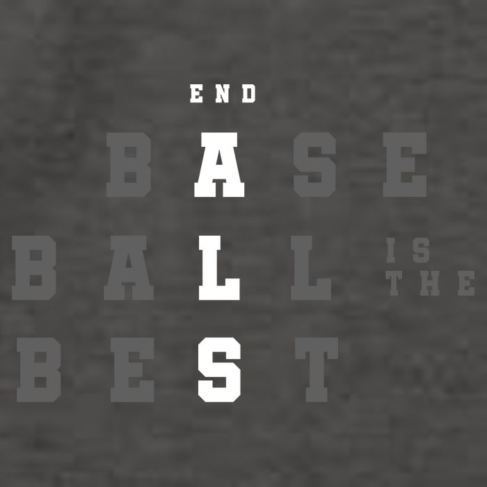 End ALS Baseball Is The Best Baseball Lover Baseball Team Vector Backpack