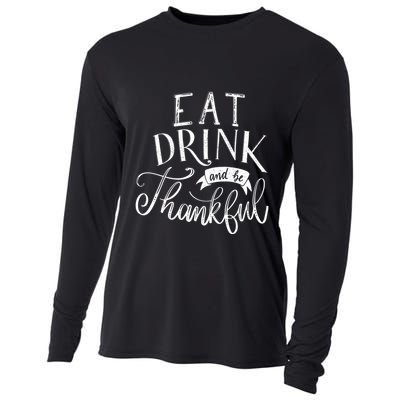 Eat And Be Thankful Gift Cooling Performance Long Sleeve Crew