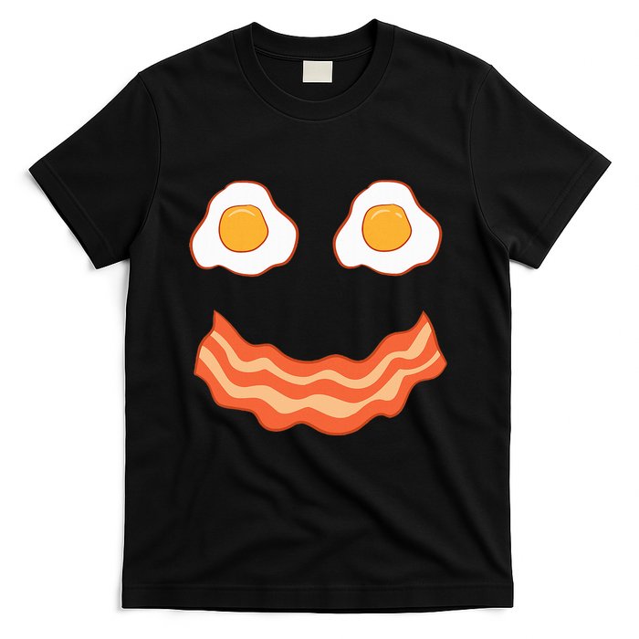 Egg And Bacon Egg And Bacon Face Brunch Breakfast T-Shirt