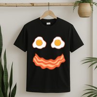 Egg And Bacon Egg And Bacon Face Brunch Breakfast T-Shirt