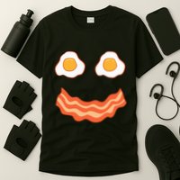 Egg And Bacon Egg And Bacon Face Brunch Breakfast T-Shirt