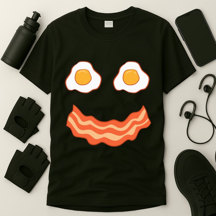 Egg And Bacon Egg And Bacon Face Brunch Breakfast T-Shirt