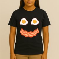 Egg And Bacon Egg And Bacon Face Brunch Breakfast T-Shirt