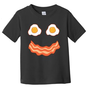 Egg And Bacon Egg And Bacon Face Brunch Breakfast Toddler T-Shirt