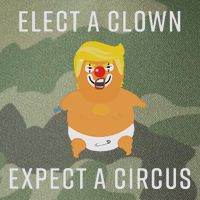 Elect A Clown Expect A Circus Legacy Tie Dye Trucker Hat
