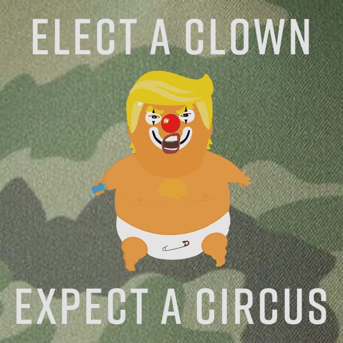 Elect A Clown Expect A Circus Legacy Tie Dye Trucker Hat