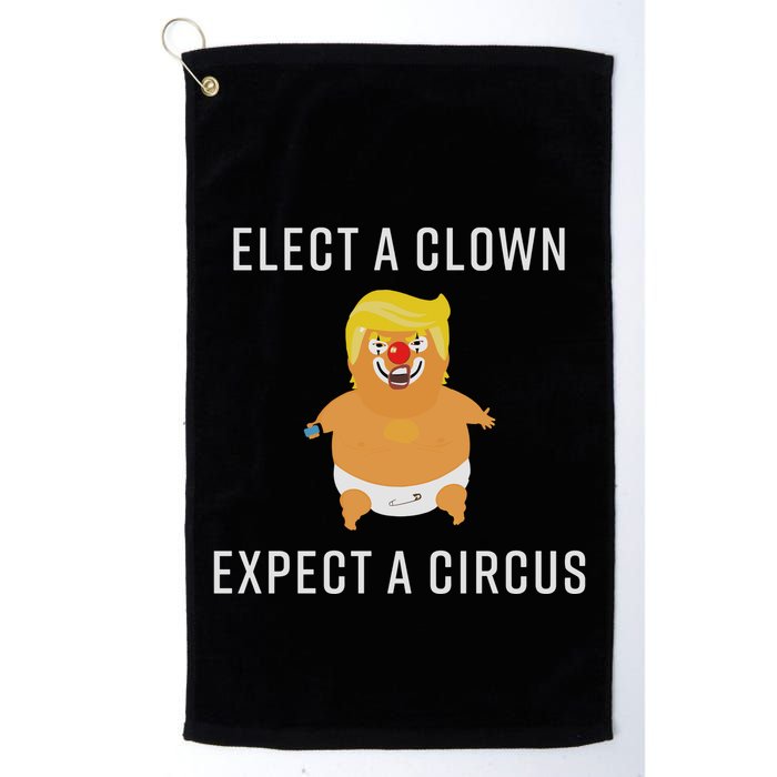 Elect A Clown Expect A Circus Golf Towel