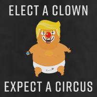 Elect A Clown Expect A Circus Golf Towel