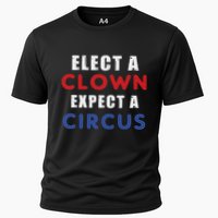 Elect A Clown Expect A Circus Design Anti Trump Cooling Performance Crew T-Shirt