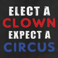 Elect A Clown Expect A Circus Design Anti Trump Adult Drive Performance Visor
