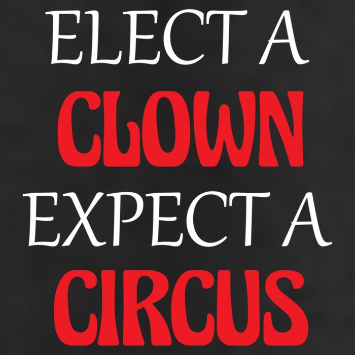 Elect A Clown Expect A Circus Funny Anti President Biden Meaningful Gift 7 Panel Mesh Trucker Snapback Hat