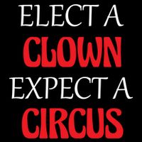Elect A Clown Expect A Circus Funny Anti President Biden Meaningful Gift Cooling Performance Crew T-Shirt