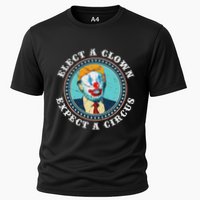 Elect A Clown Expect A Circus Anti Trump Cooling Performance Crew T-Shirt