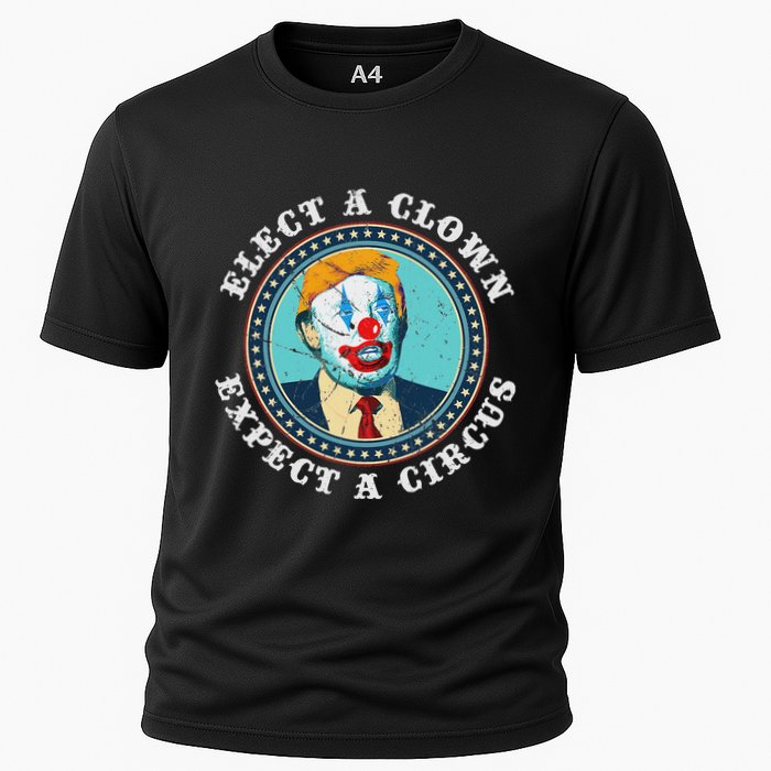 Elect A Clown Expect A Circus Anti Trump Cooling Performance Crew T-Shirt