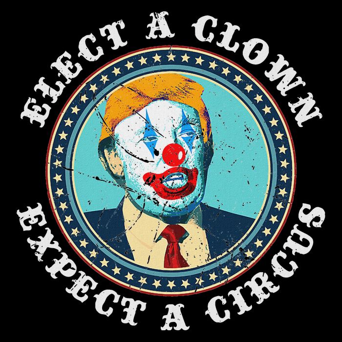 Elect A Clown Expect A Circus Anti Trump Cooling Performance Crew T-Shirt