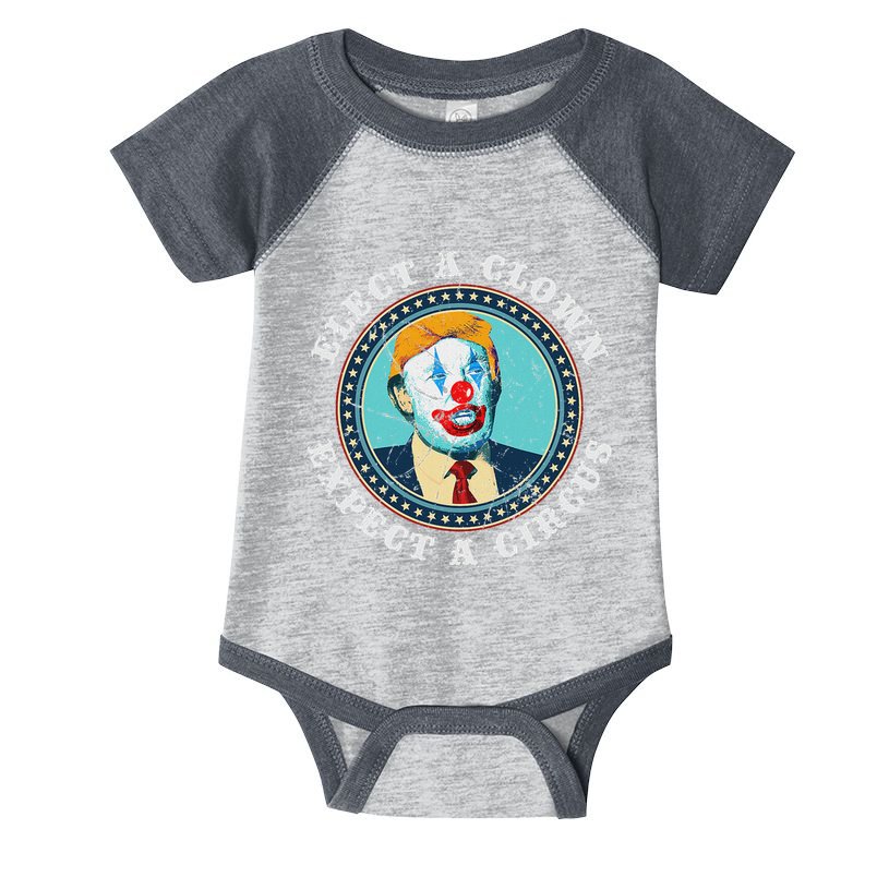 Elect A Clown Expect A Circus Anti Trump Infant Baby Jersey Bodysuit