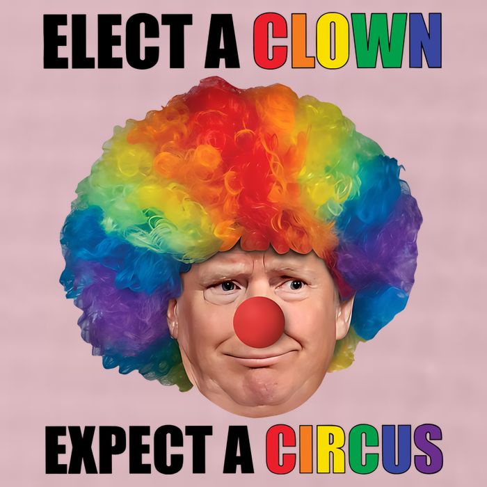 Elect A Clown Expect A Circus 25L Jumbo Tote