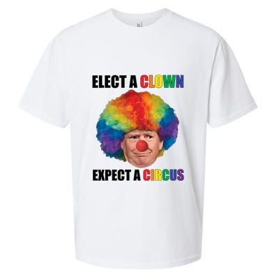 Elect A Clown Expect A Circus Sueded Cloud Jersey T-Shirt