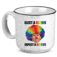 Elect A Clown Expect A Circus 15oz Campfire Ceramic Mug