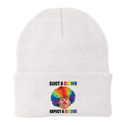 Elect A Clown Expect A Circus Knit Cap Winter Beanie